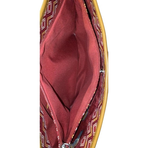 Giani Bernini Red Brown Handbag Tote Purse Shoulder NWOT BOGO - Picture 5 of 10